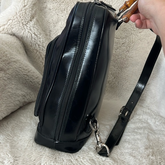 VTG Gucci Bamboo Sling Backpack - Picture 4 of 14